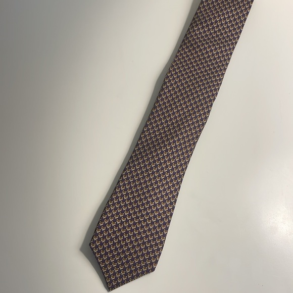 Cremieux Men’s Tie Silk All Over Dog - Picture 5 of 8